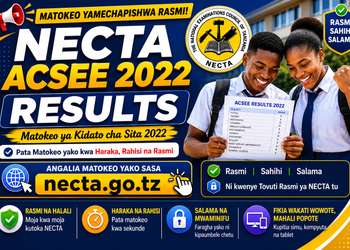 Matokeo ya NECTA ACSEE 2022