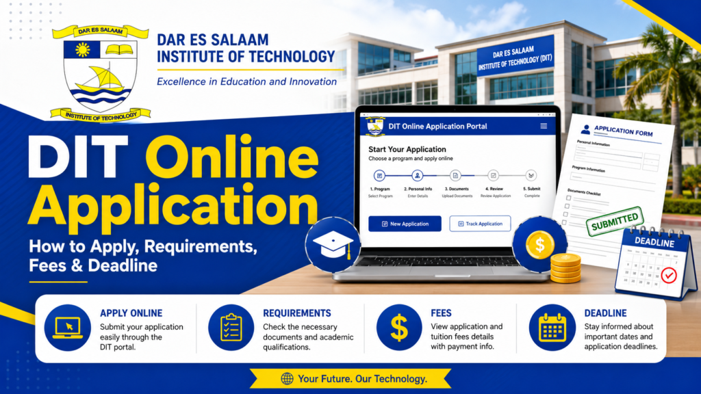DIT Online Application: How to Apply, Requirements, Fees & Deadline