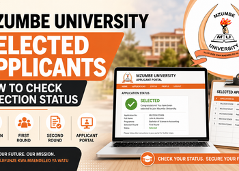 Mzumbe University Selected Applicants 2026/2027: How to Check Selection Status