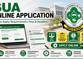 SUA Online Application How to Apply, Requirements, Fees & Deadline