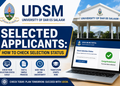 UDSM Selected Applicants 2026/2027: How to Check Selection Status